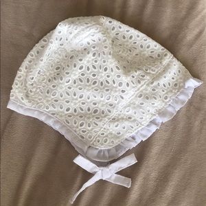 Baby Girls’ Eyelet Bonnet